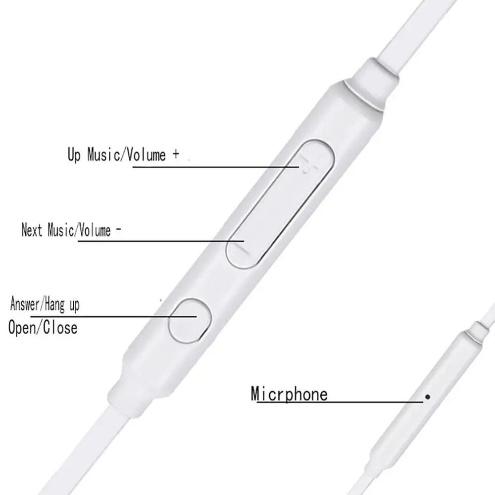 Wired In Ear Headphones With Mic 35mm Earphones 9