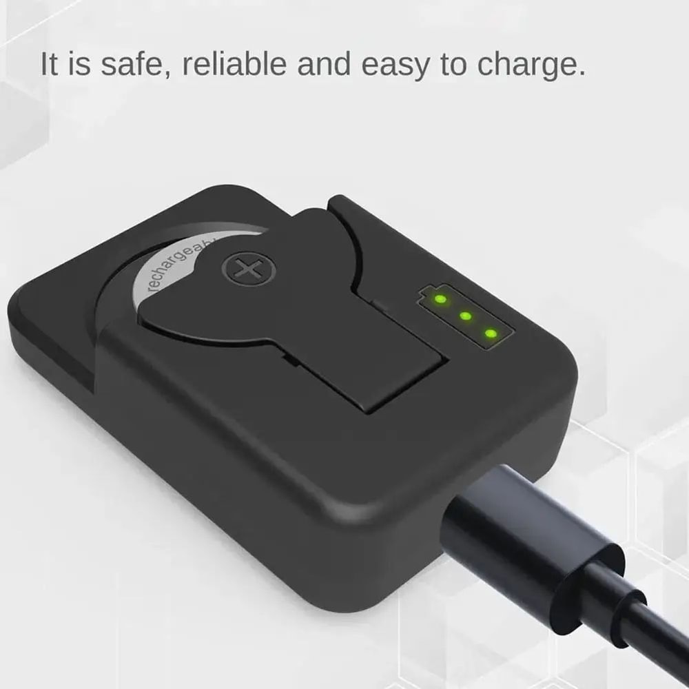 USB C Rechargeable Coin Button Battery Set 6