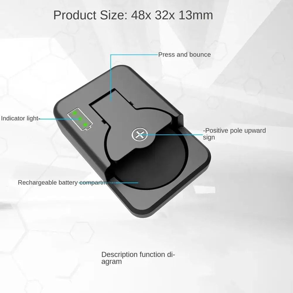 USB C Rechargeable Coin Button Battery Set 7