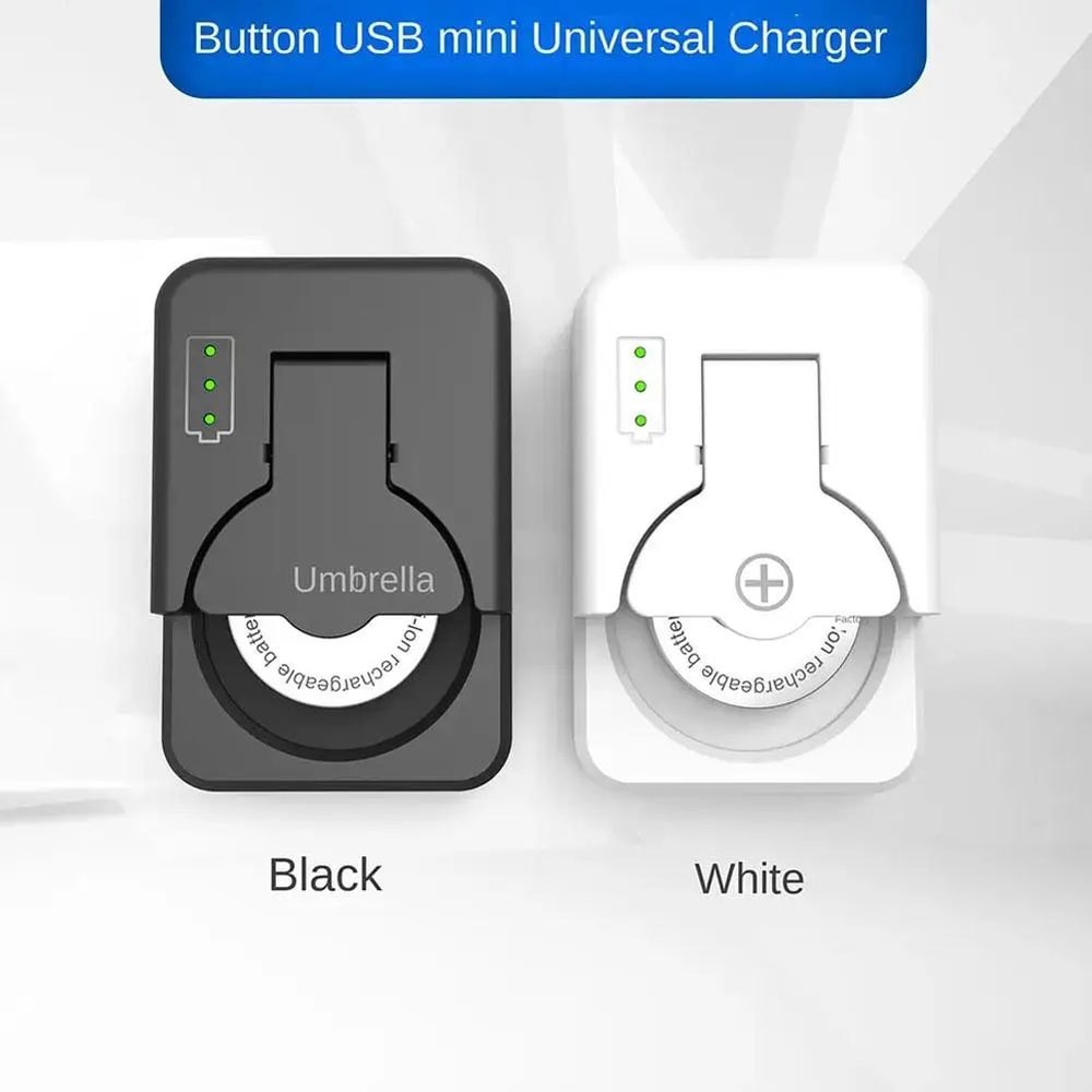 USB C Rechargeable Coin Button Battery Set 8