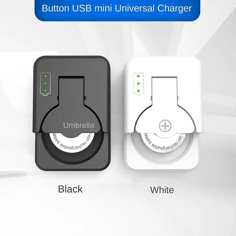 USB C Rechargeable Coin Button Battery Set 8