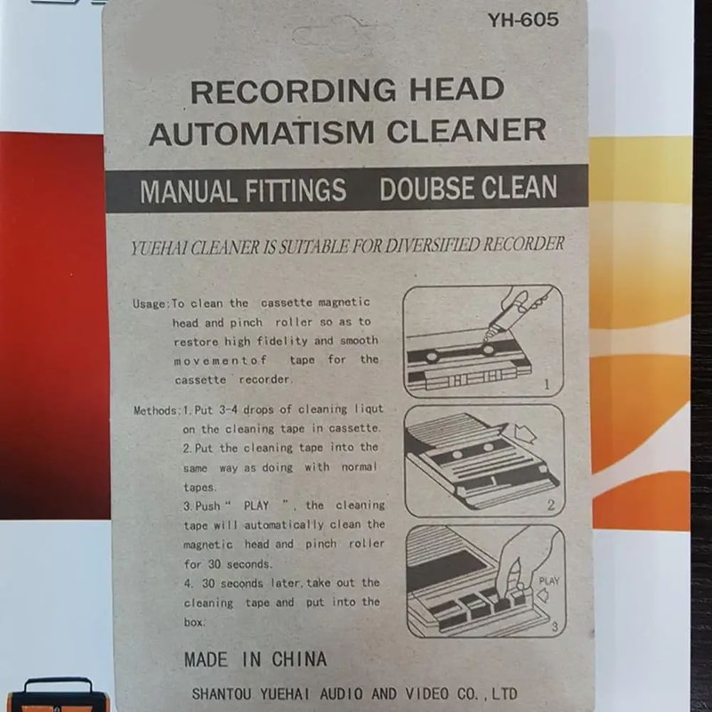 Car Cassette Head Cleaner Audio Tape Adapter 6