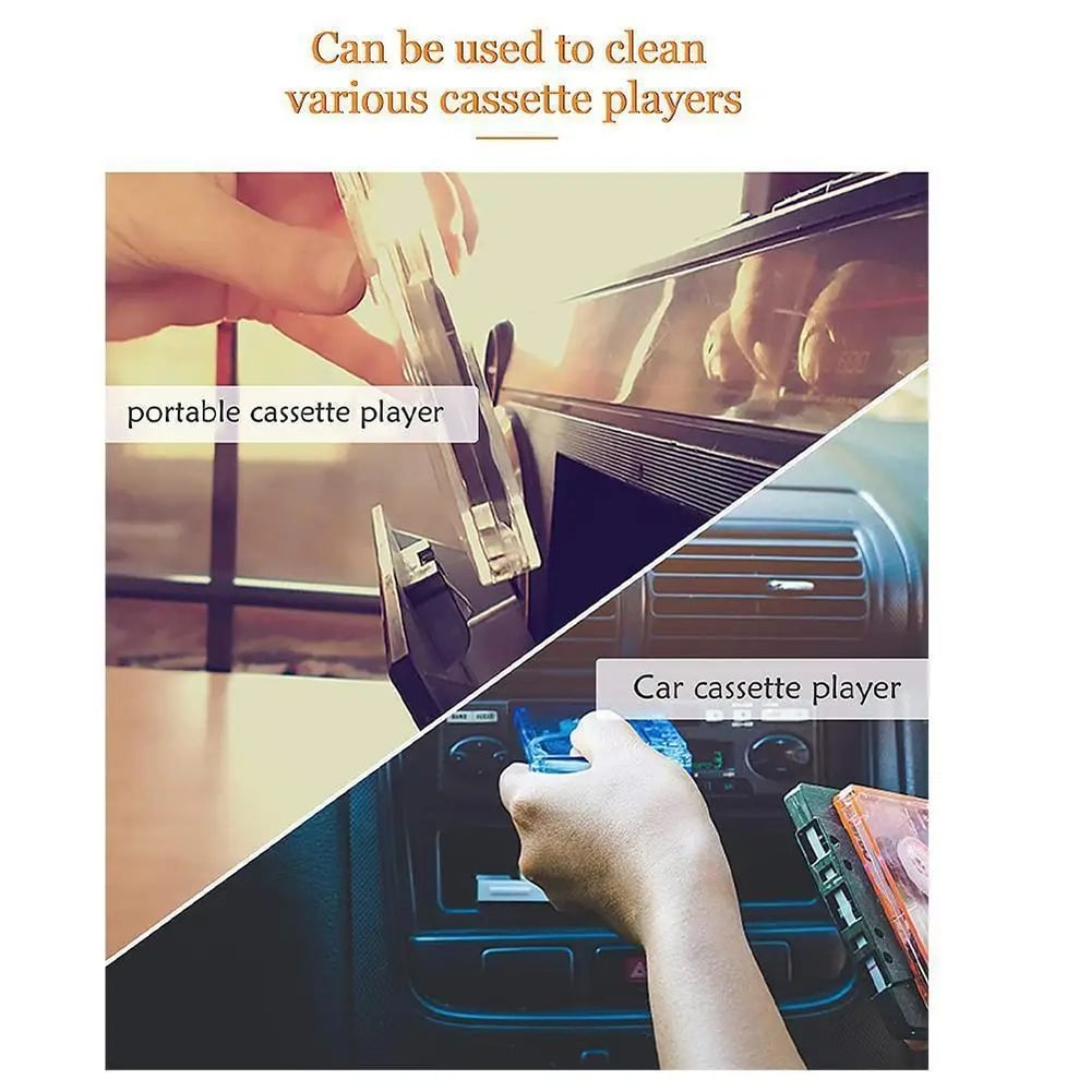 Car Cassette Head Cleaner Audio Tape Adapter 7
