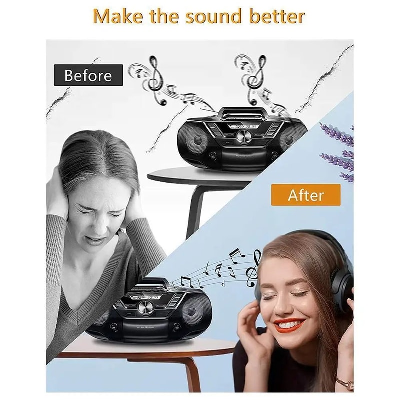 Car Cassette Head Cleaner Audio Tape Adapter 8