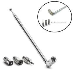 telescopic 3.5mm radio antenna dab fm aerial
