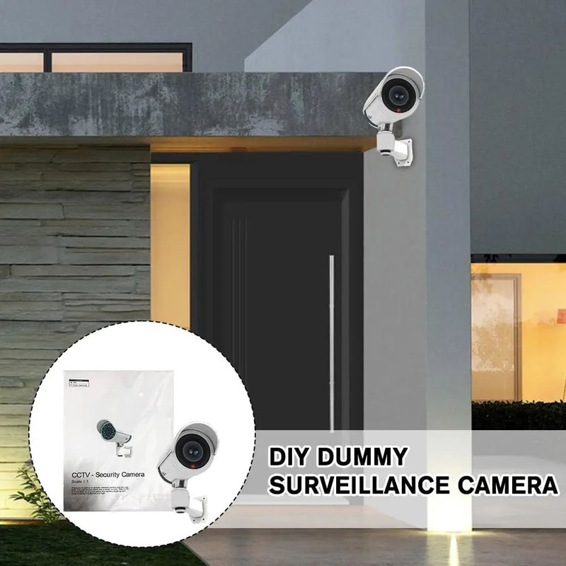 Dummy CCTV Camera With LED Security Light 6
