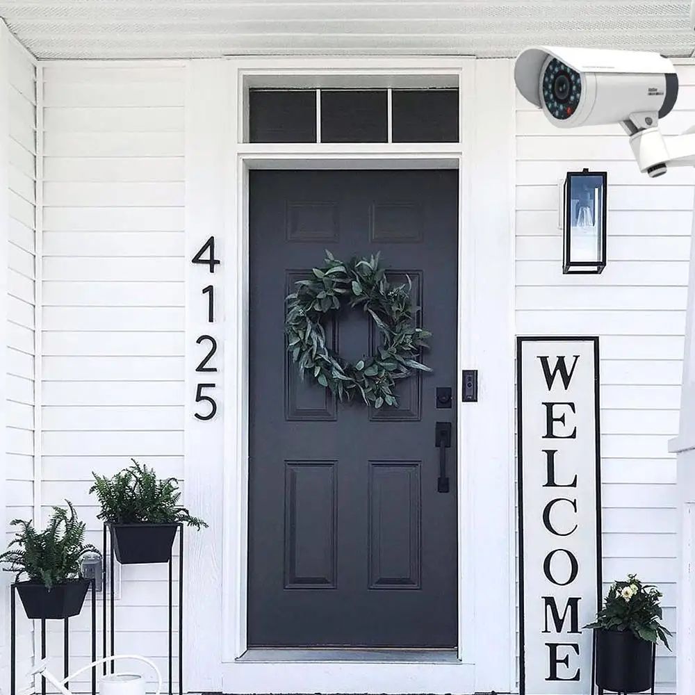 Dummy CCTV Camera With LED Security Light 12