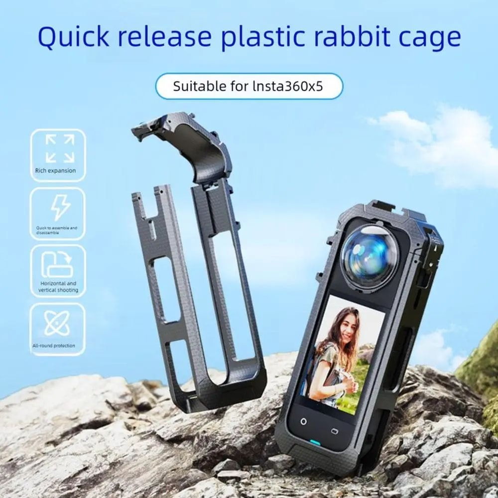 Insta360 X5 Magnetic Rabbit Cage Protective Case 1