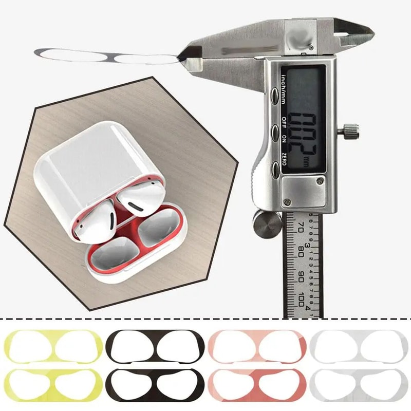 AirPods 4 Metal Dust Protection Sticker Set 6