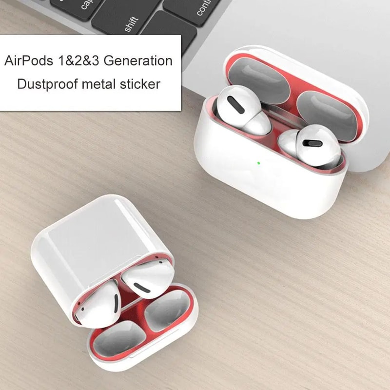 AirPods 4 Metal Dust Protection Sticker Set 10