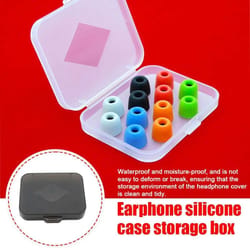 portable silicone eartip storage box