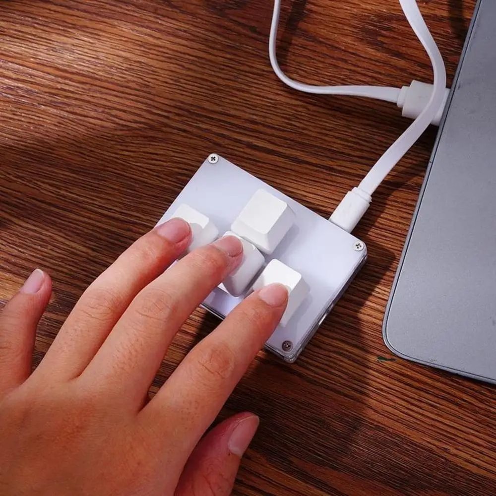 Mini 4 Key Programmable USB Keypad 17
