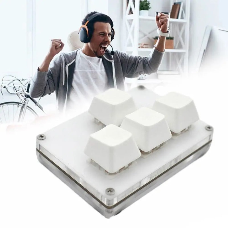 Mini 4 Key Programmable USB Keypad 9