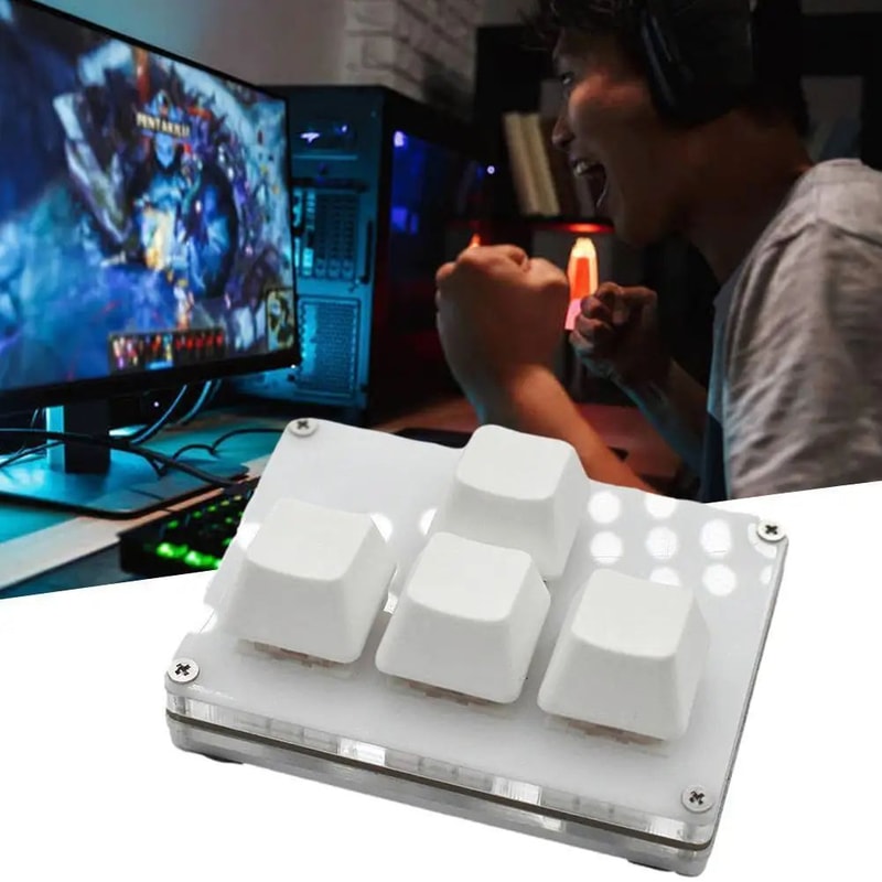 Mini 4 Key Programmable USB Keypad 10
