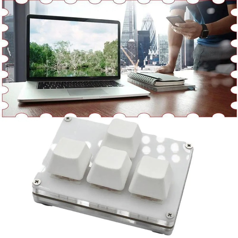 Mini 4 Key Programmable USB Keypad 11
