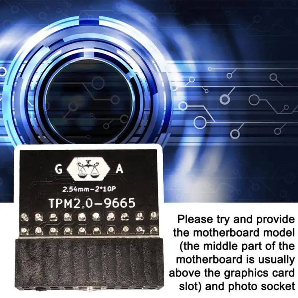 TPM 20 20 Pin Security Module Board 6