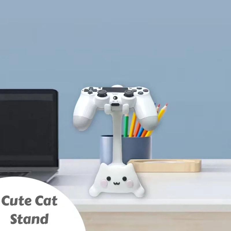 Cute Cat Game Controller Stand Holder 5