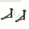 Acoustic Panel Shelf Bracket Set 6