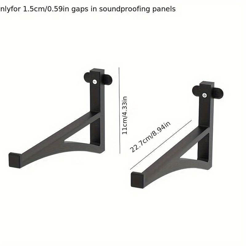 Acoustic Panel Shelf Bracket Set 6