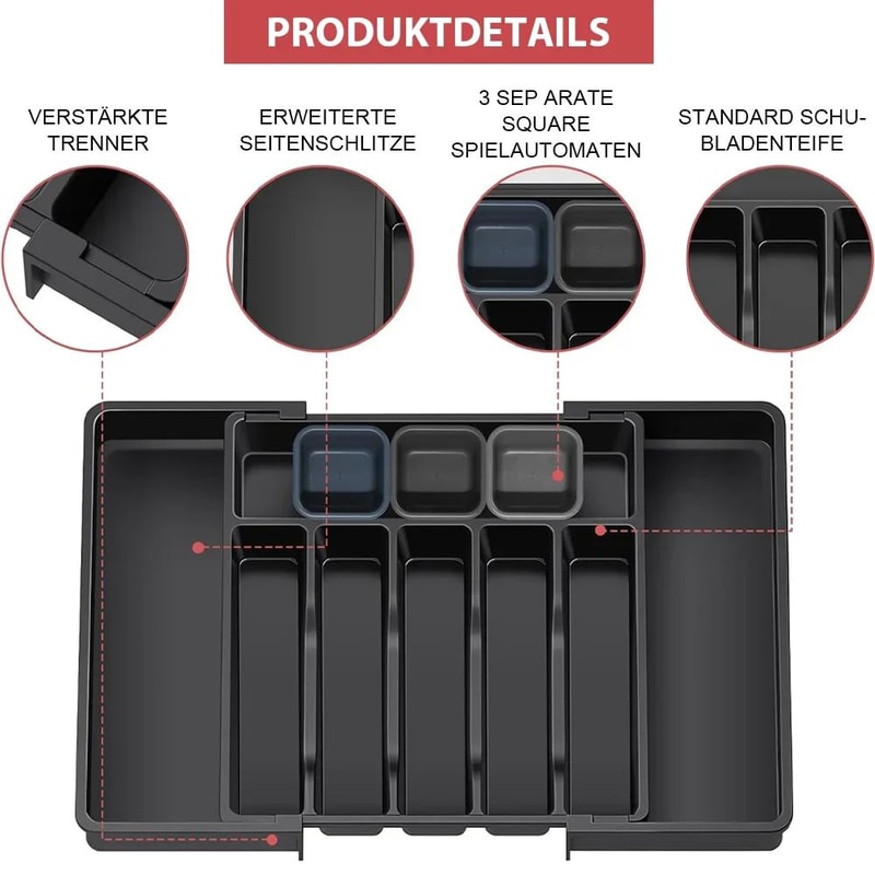 Expandable Kitchen Drawer Organizer 8