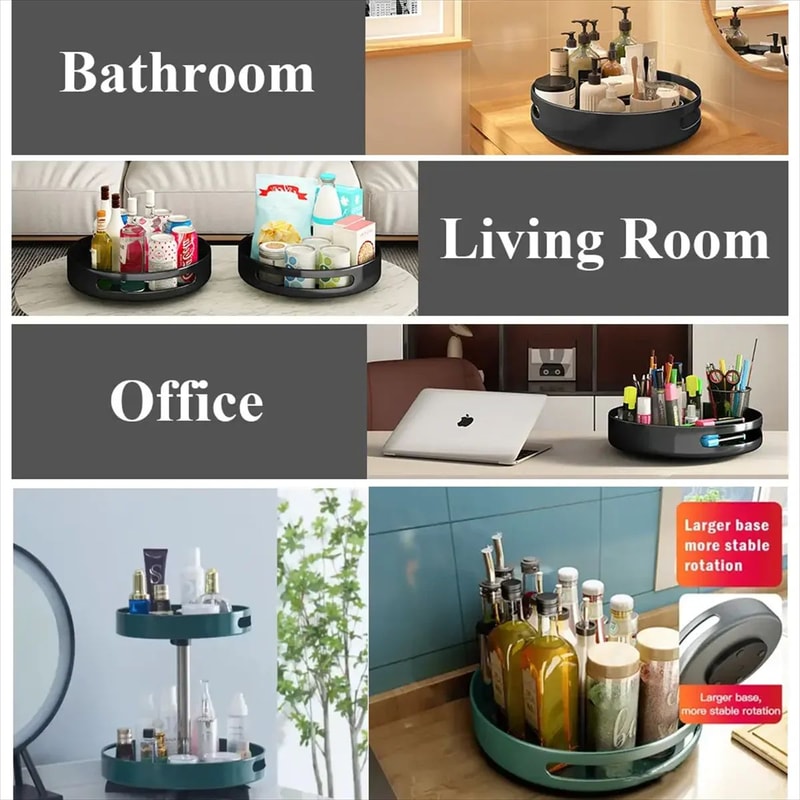 360 Degree Rotating Spice Organizer Rack 7