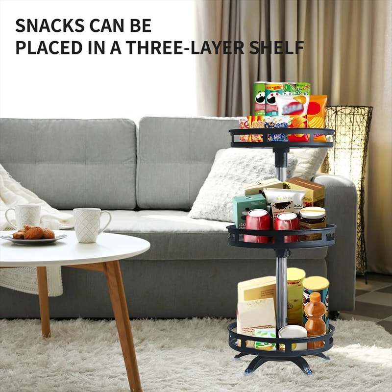 360 Degree Rotating Spice Organizer Rack 12