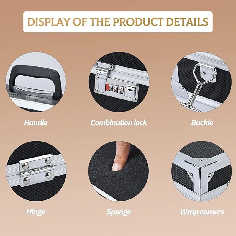 Multifunctional Knife Storage Case With Lock 9