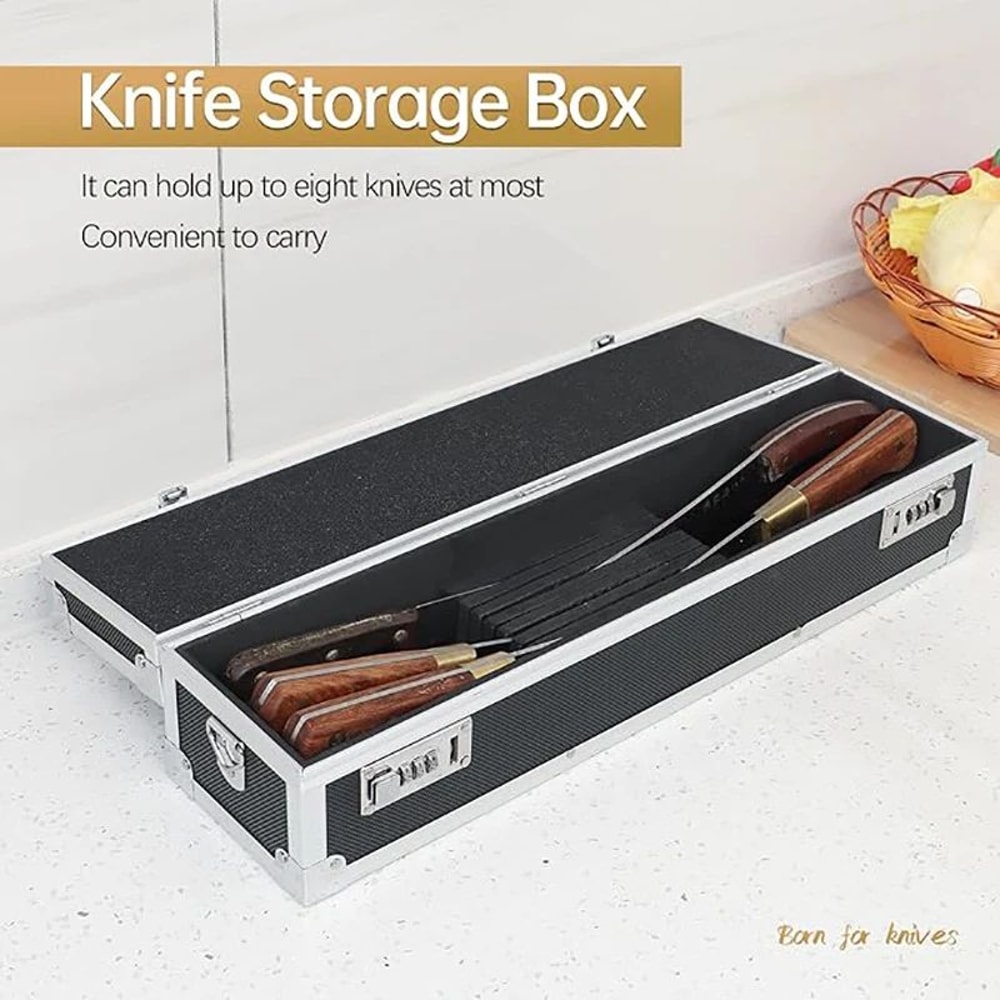Multifunctional Knife Storage Case With Lock 10