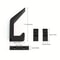 No Drill Acoustic Panel Hooks Set 2