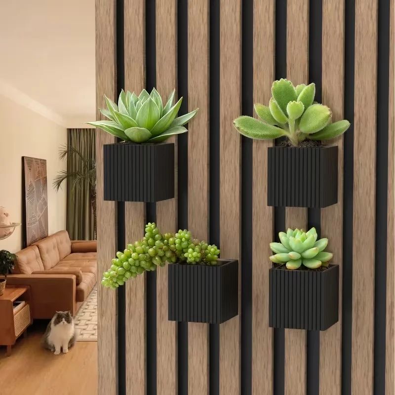 Square Acoustic Panel Plant Rack 3