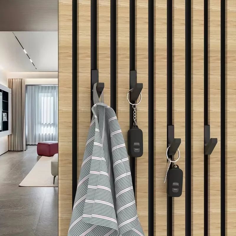 No Drill Acoustic Panel Clothing Hooks Set 2