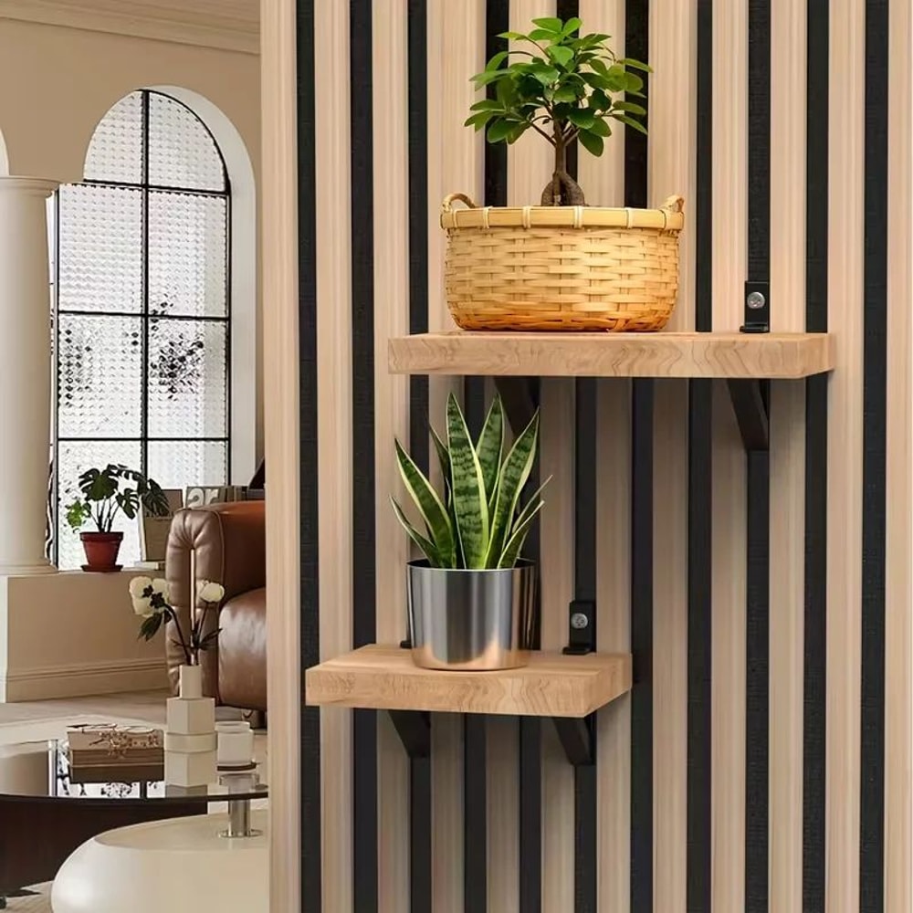 No Drill Acoustic Panel Bracket Set 2pcs 1