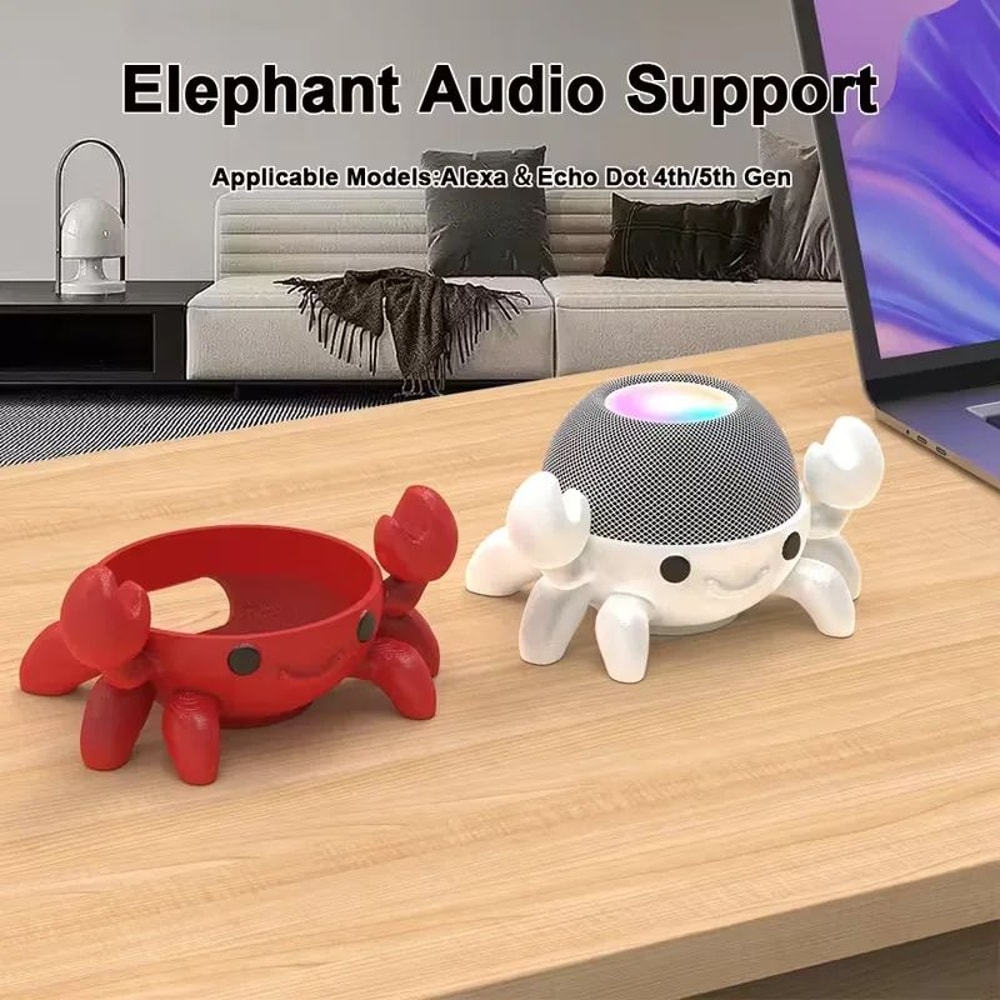 Cute Crab Echo Dot Stand Holder 1