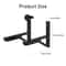 Heavy Duty No Drill Acoustic Panel Bracket Set 4pcs 7