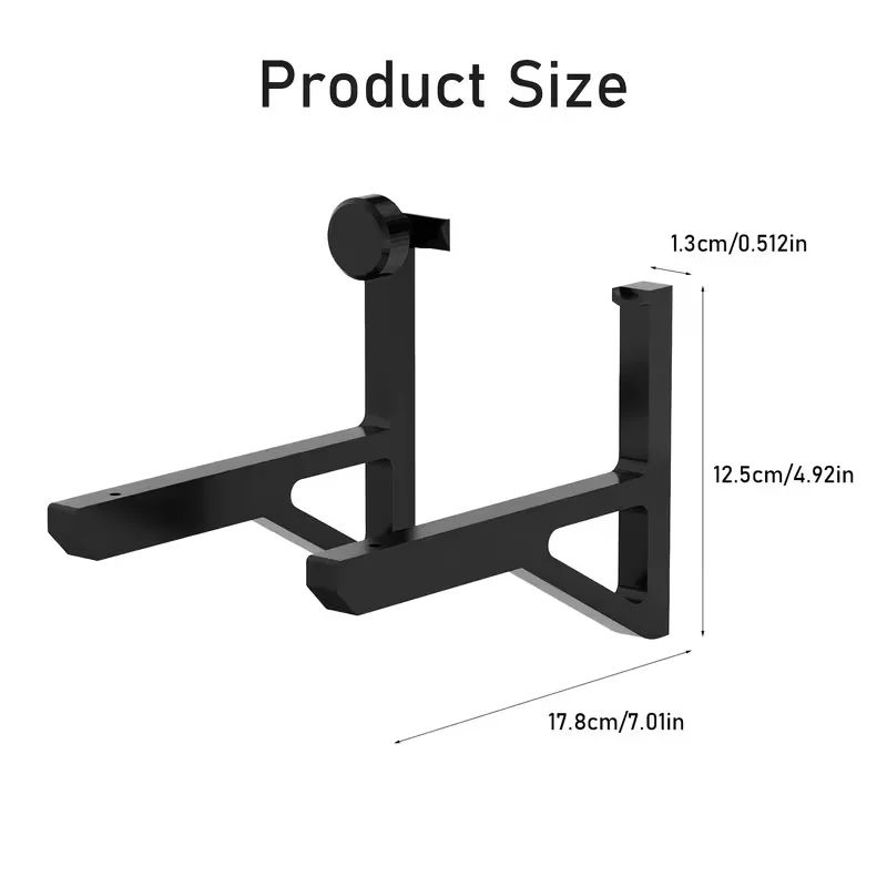 Heavy Duty No Drill Acoustic Panel Bracket Set 4pcs 7