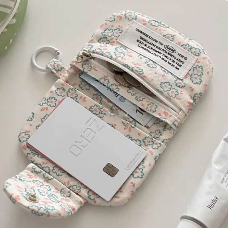 Cute Floral Coin Purse Wallet 3