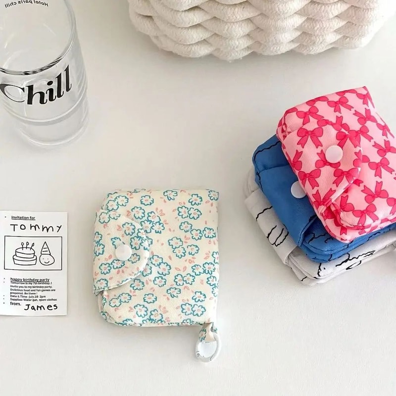 Cute Floral Coin Purse Wallet 6