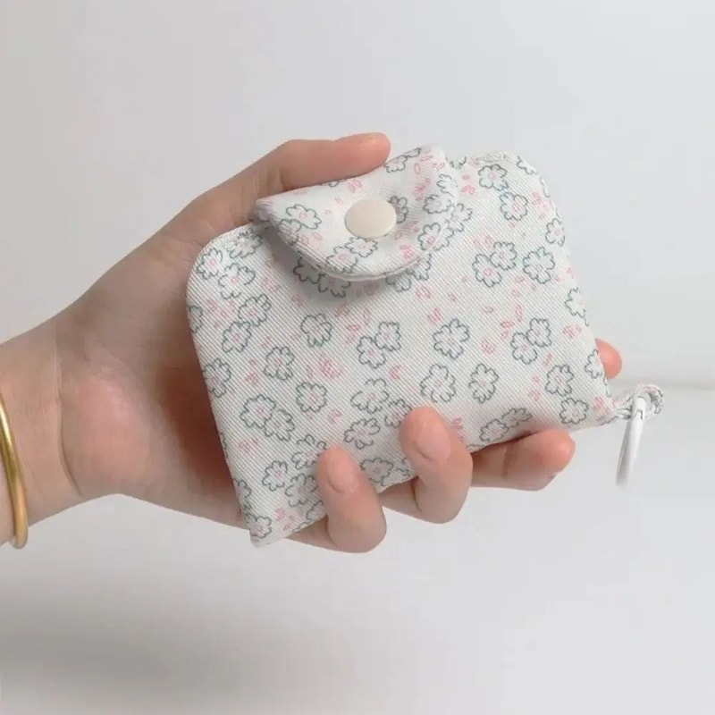 Cute Floral Coin Purse Wallet 14