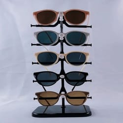 5 layer glasses display stand organizer