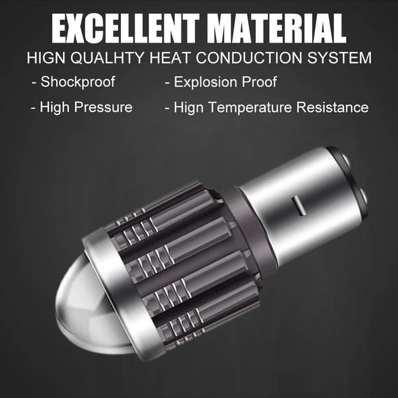 LED Motorcycle Headlight Bulb Hi Lo Beam 12