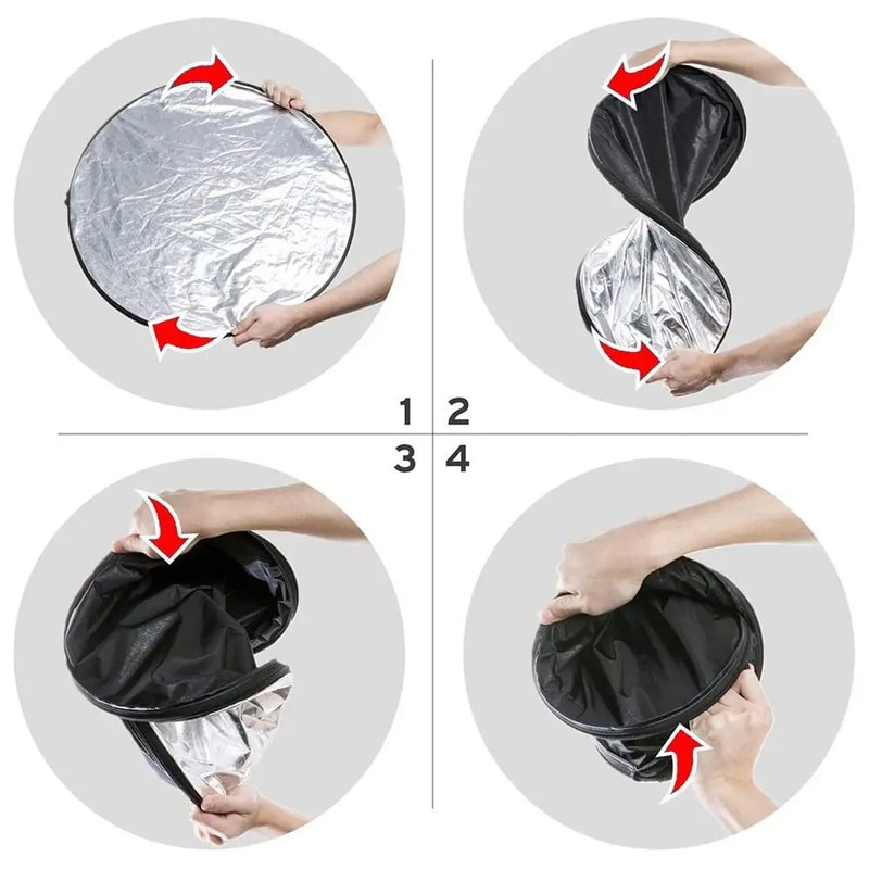 Portable 5 In 1 Photography Reflector Kit 4