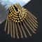 Punk Chain Tassel Shoulder Brooch Epaulet 6