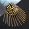 Punk Chain Tassel Shoulder Brooch Epaulet 6