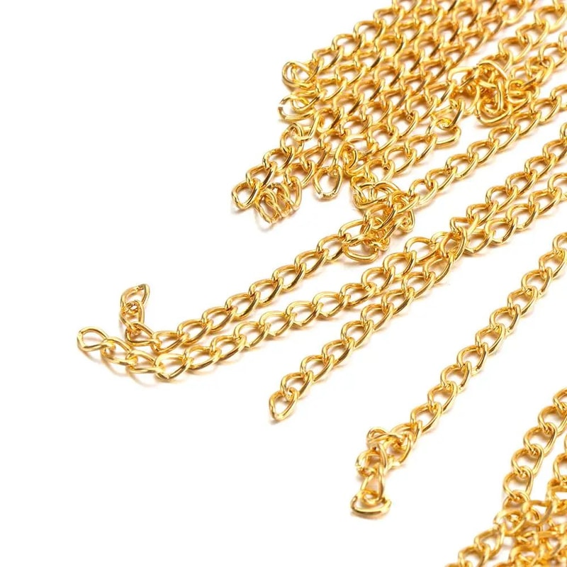 Punk Chain Tassel Shoulder Brooch Epaulet 7