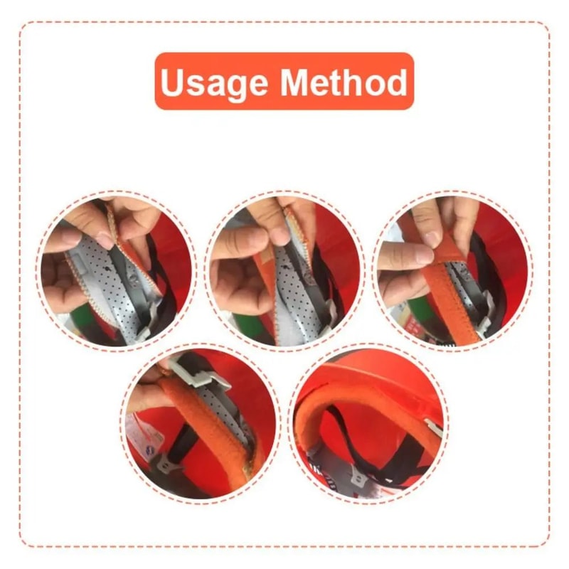 Universal Hard Hat Sweatband Comfort Pad 7