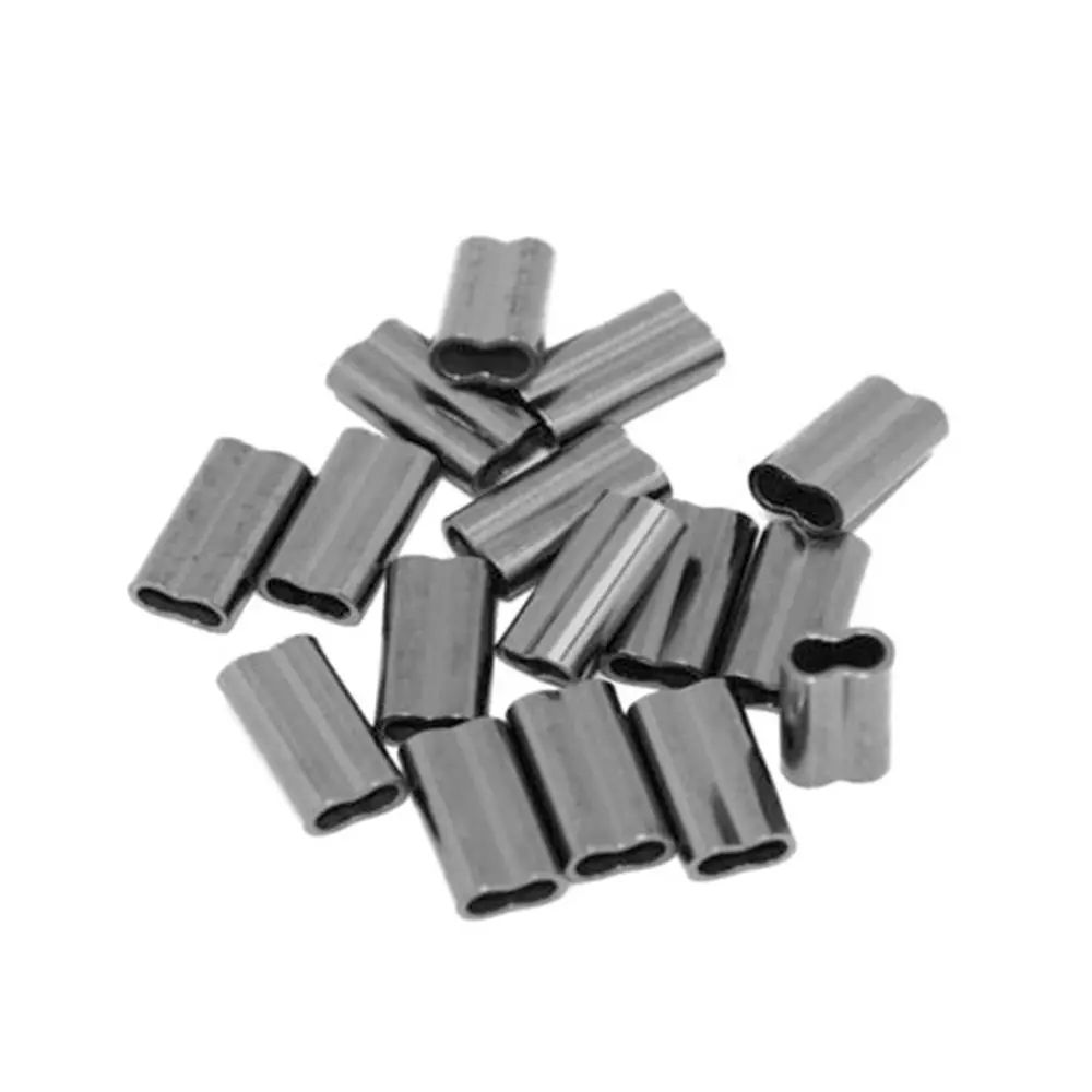 100PCS Fishing Double Barrel Crimp Sleeves Kit 2
