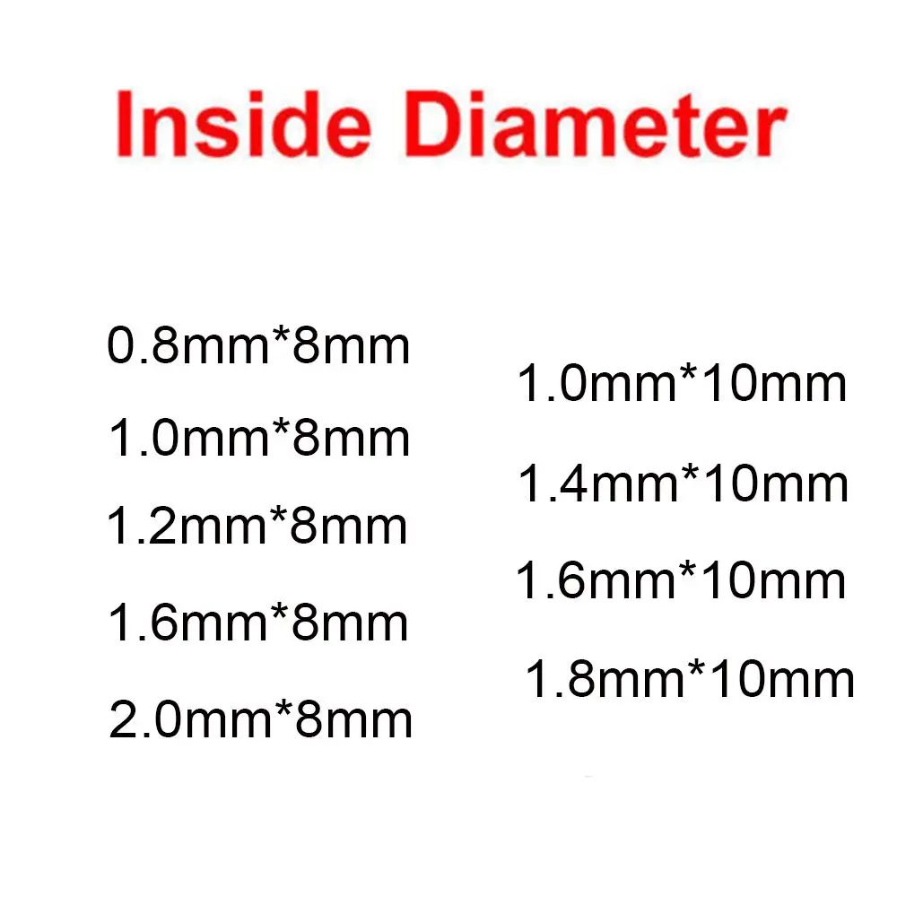 100PCS Fishing Double Barrel Crimp Sleeves Kit 7