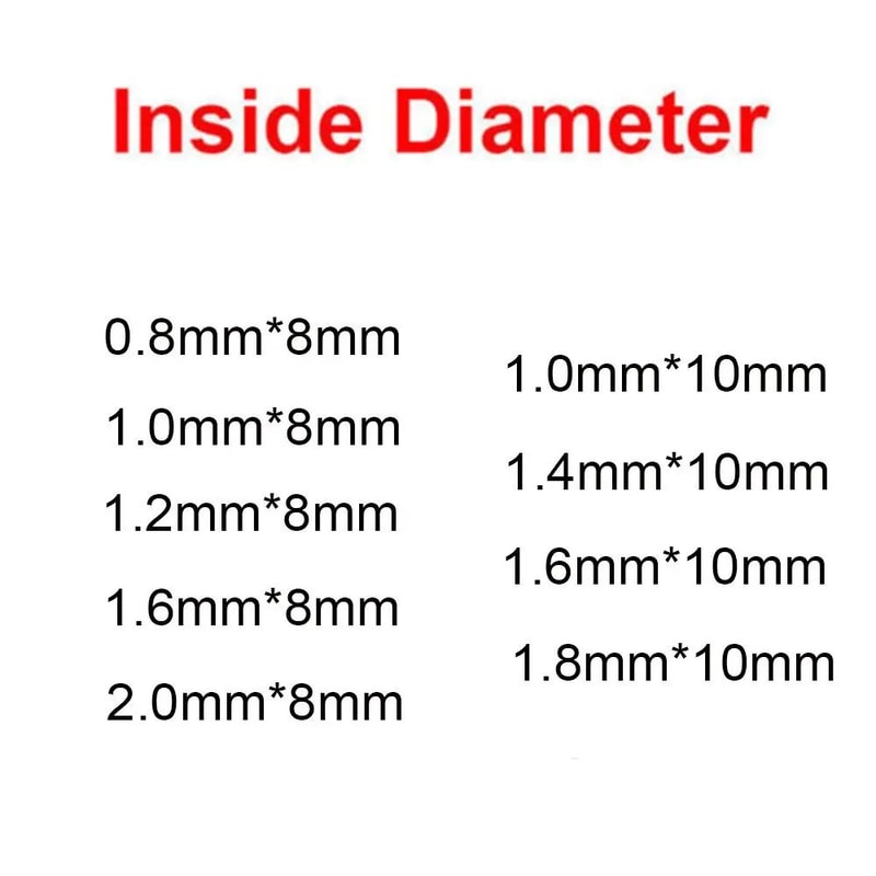 100PCS Fishing Double Barrel Crimp Sleeves Kit 7