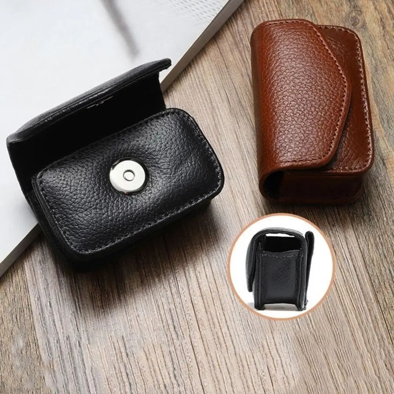 Portable Foldable PU Leather Glasses Case 1