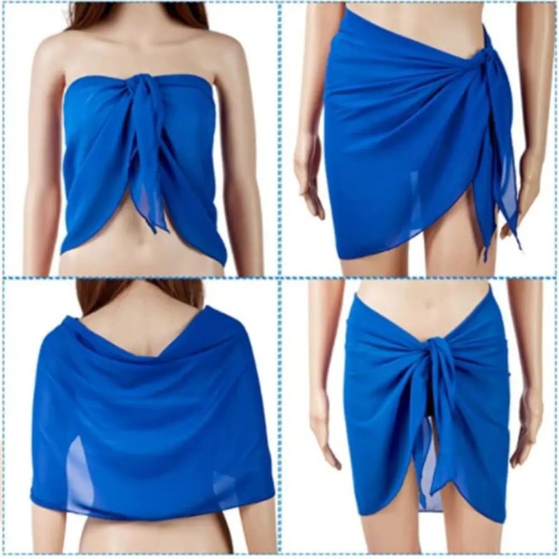 Chiffon Beach Sarong Bikini Cover Up 8